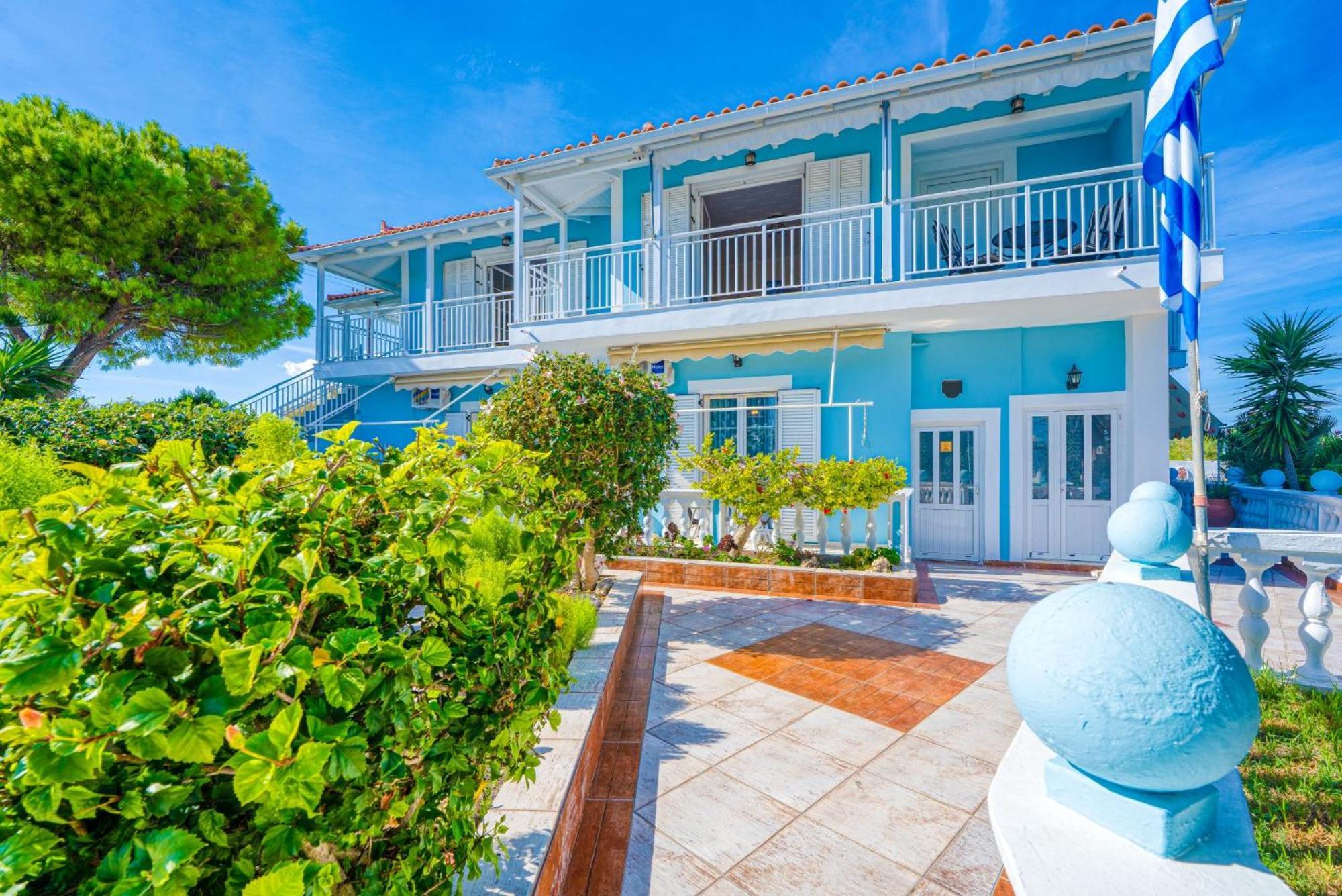 Stathis Beachfront Luxury Rooms Kalamáki Kültér fotó
